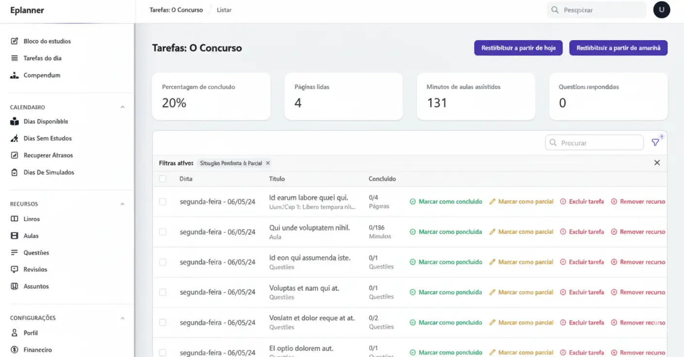 EPlanner screenshot 1